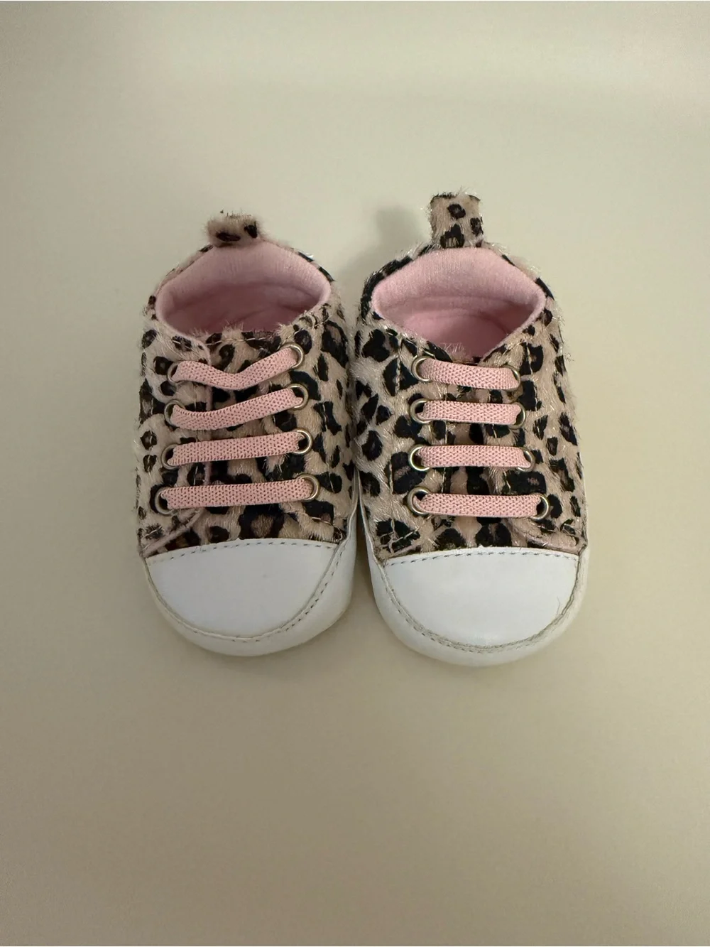 Leopard Print Baby Girl Sneakers